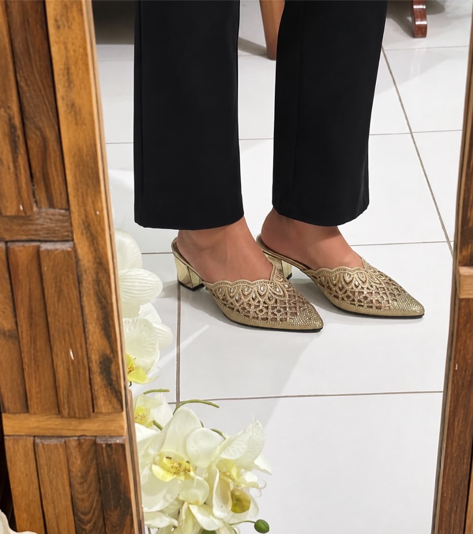 Heels YK02-slip on