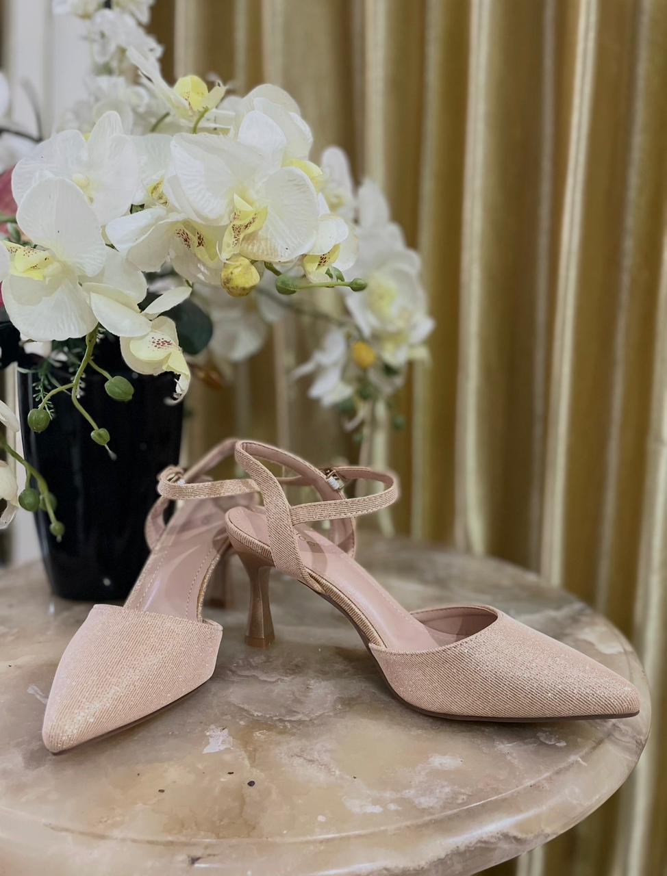 Heels FLD Gold Blink