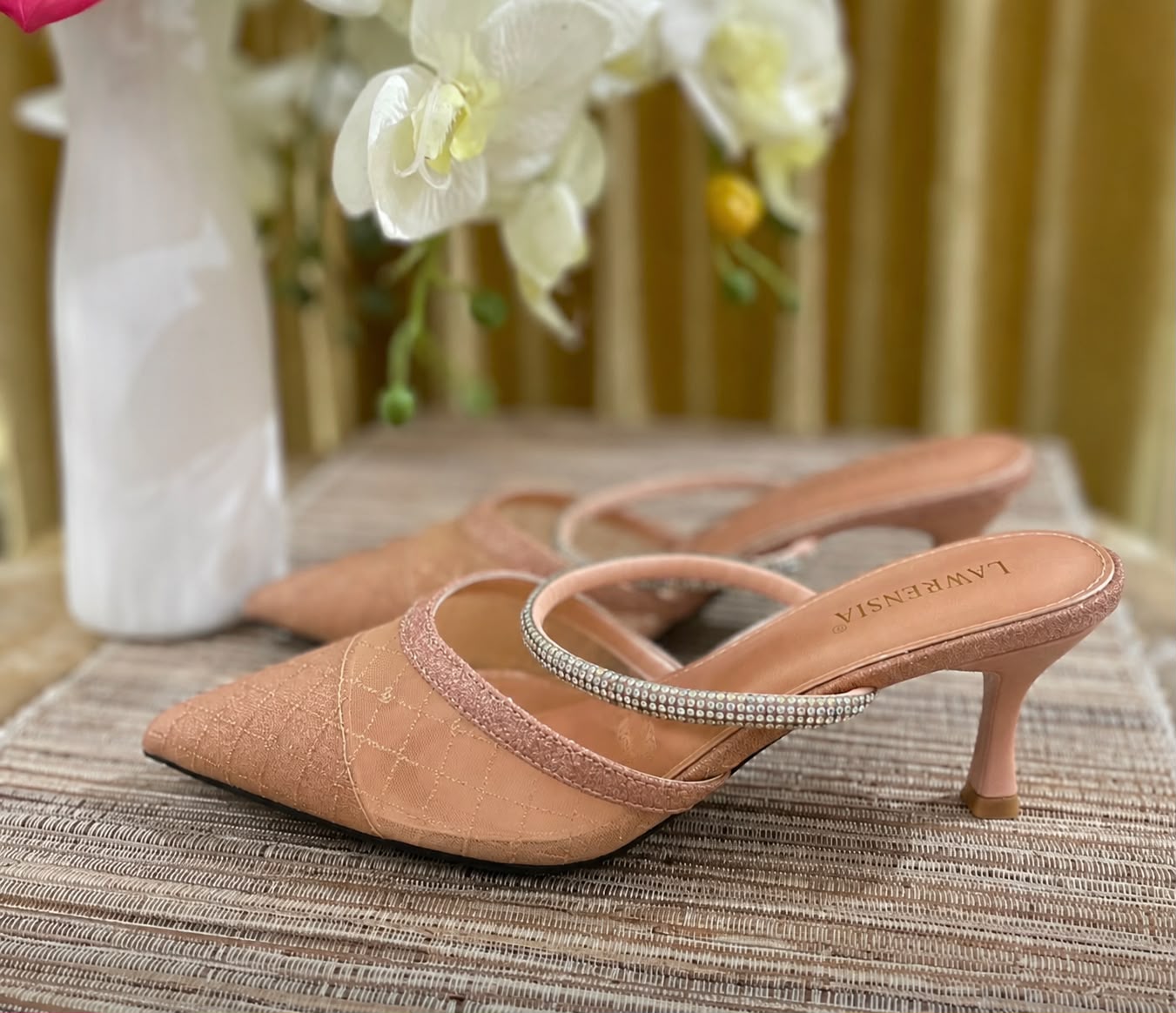 Heels LWRN 08 brown-gold