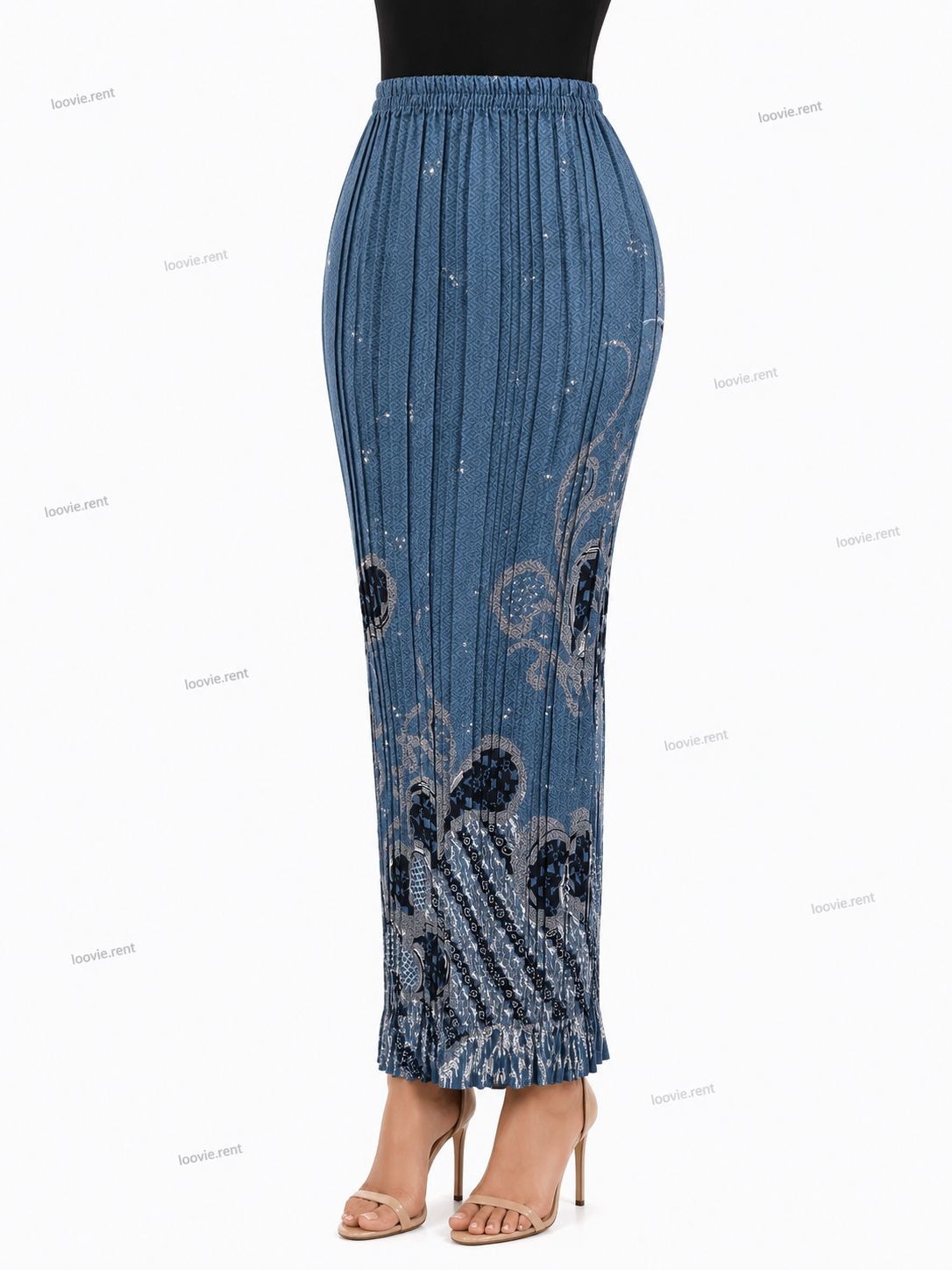 Plisket Batik Sekar Parang Biru-10