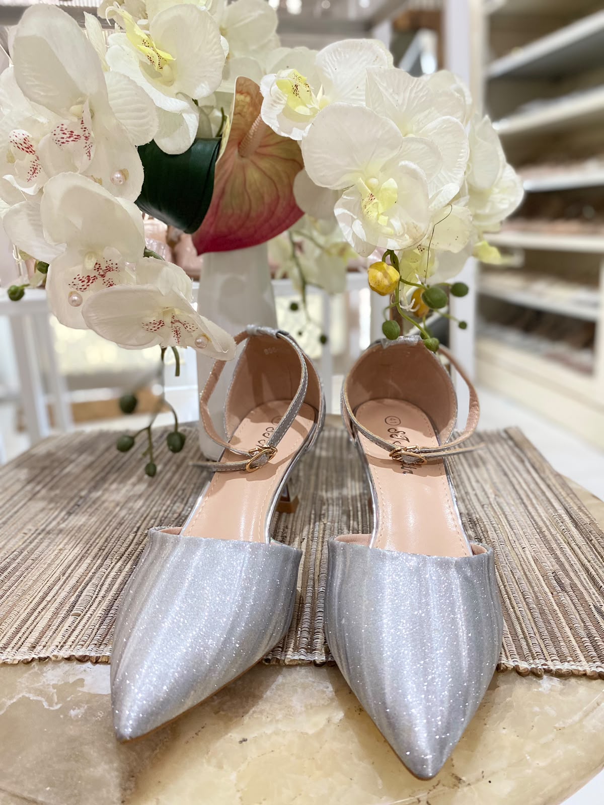 Heels STM 17 Silver Gliter