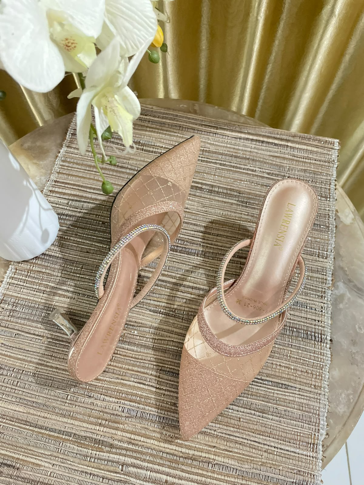 Heels LWRN 08 brown-gold