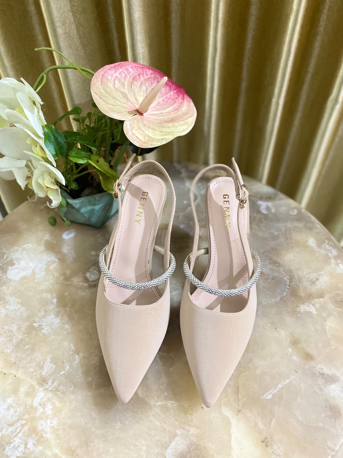 Heels GN25 Nude Cream