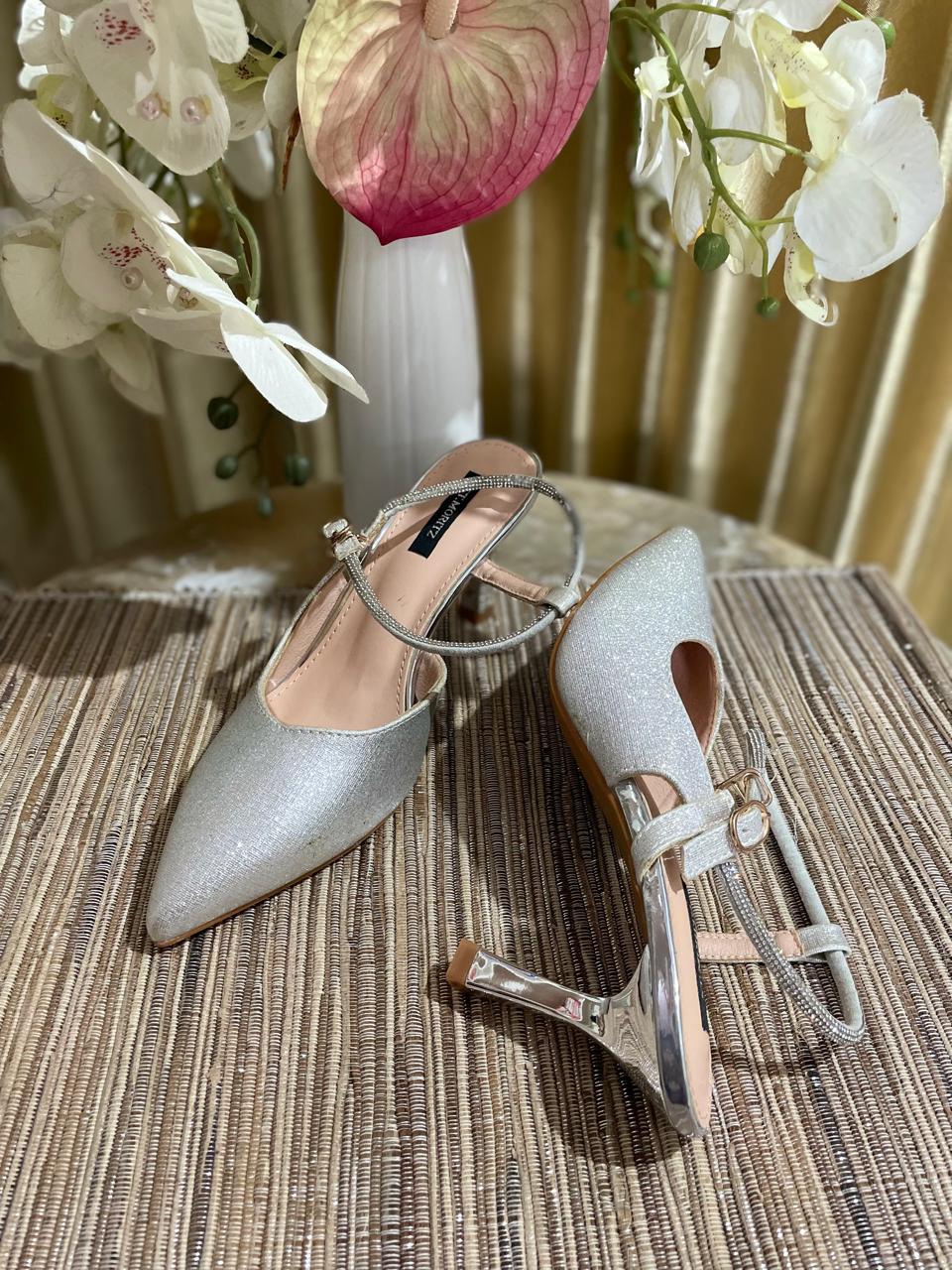 Heels STM 12 Silver Gliter