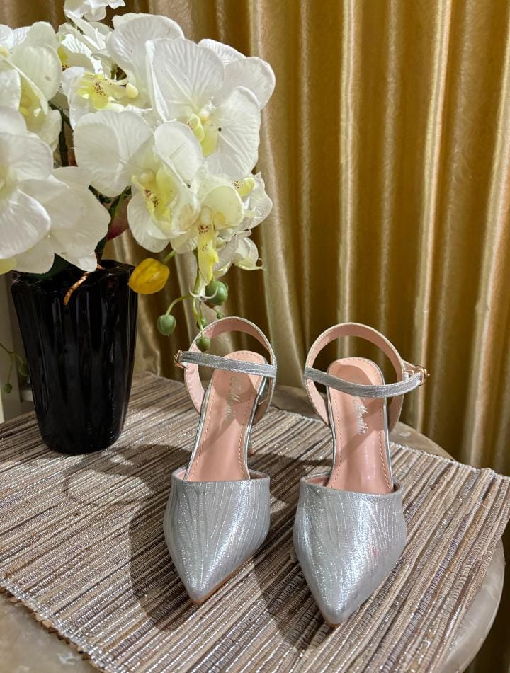 Heels STM 03 Silver Gliter