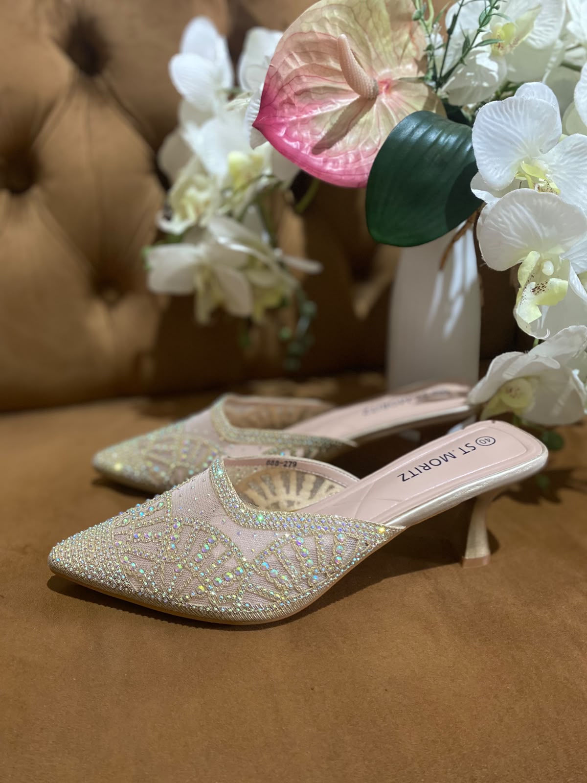 Heels STM 08 Gold Slip On
