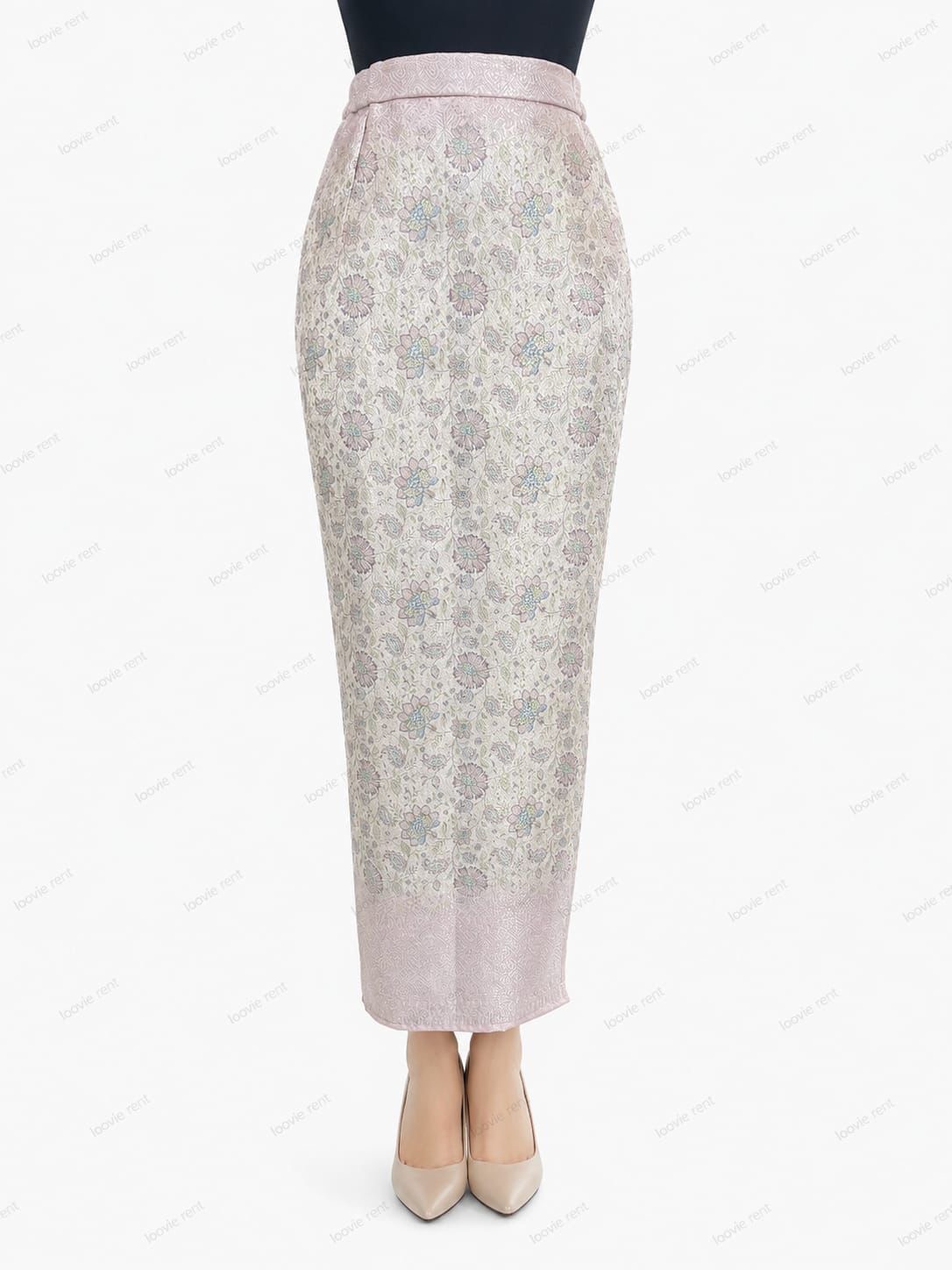 Songket Mix Pink-Gold