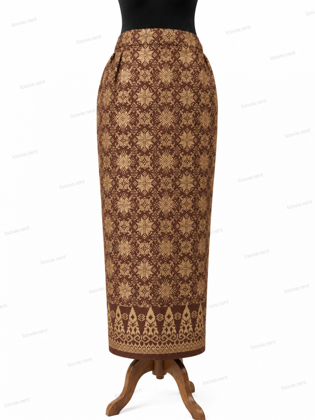 Songket Maroon-Gold