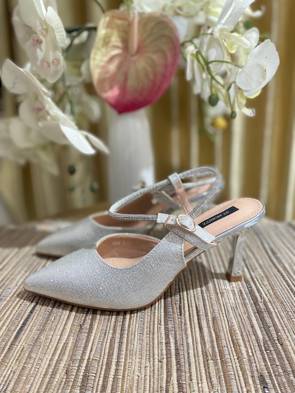 Heels STM 12 Silver Gliter