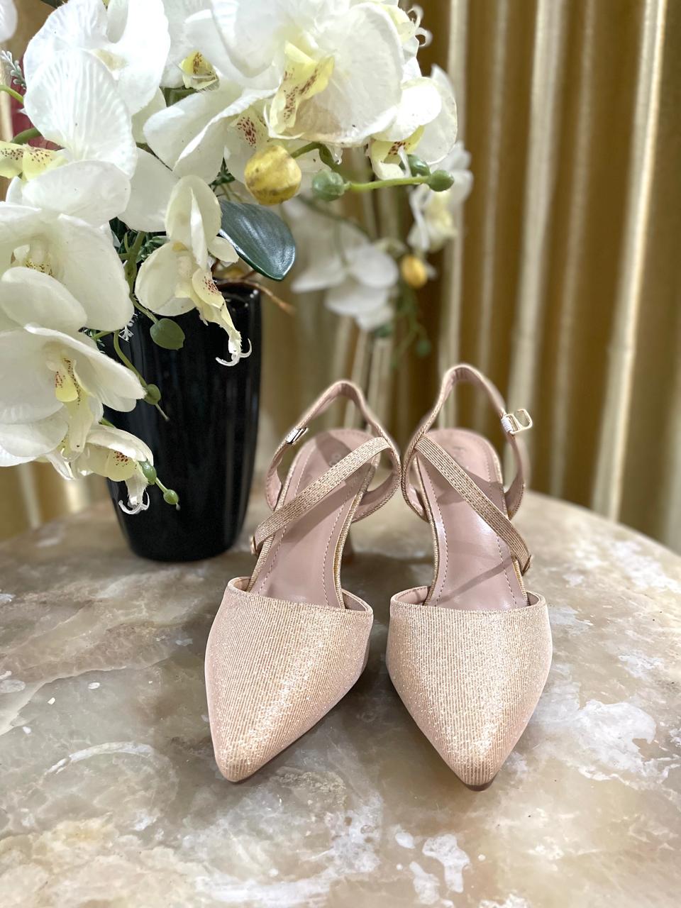 Heels FLD Gold Blink